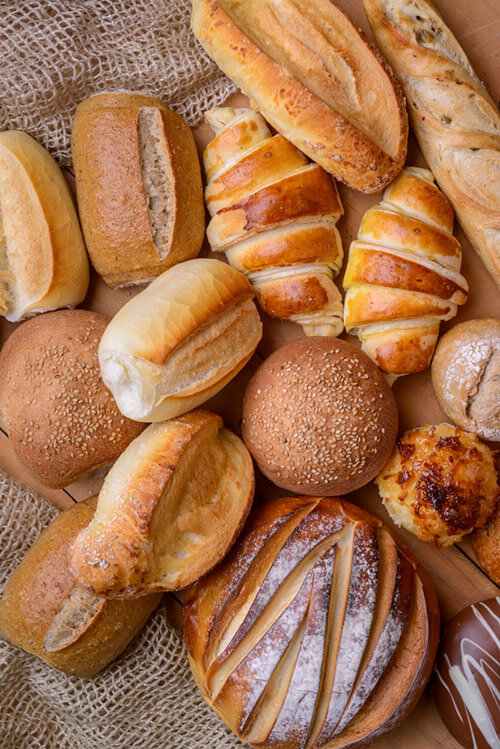 Breads Assorted Types Brazilian Breads Bakery Products